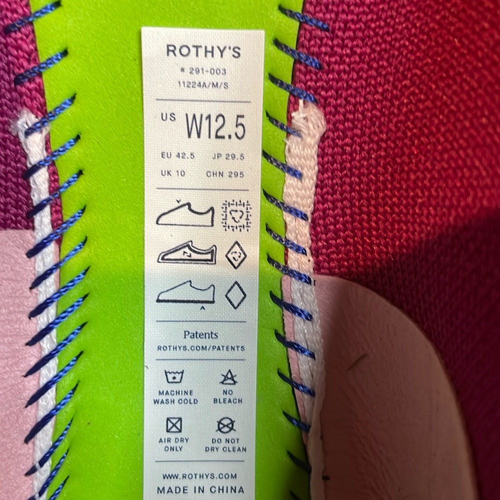 Rothy’s The Petal Point II Bramble Women’s Size 12.5 - Picture 8 of 9